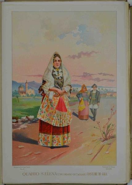 Album di costumi sardi.