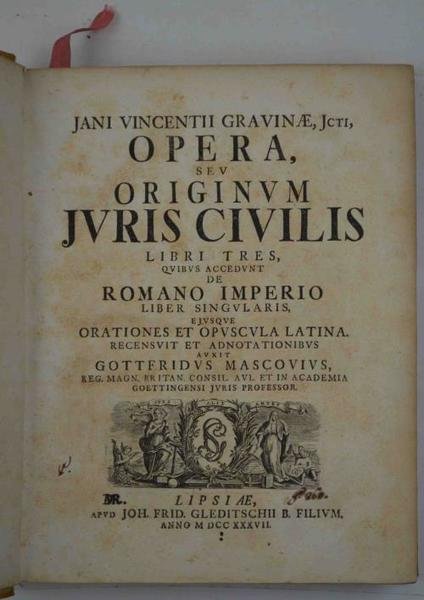 Opera, seu originum juris civilis libri tres, quibus accedunt de … | Immagine principale