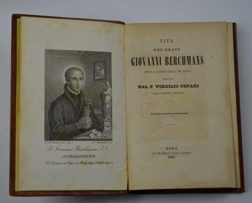Vita del beato Giovanni Berchmans della compagnia di Gesù… Edizione …