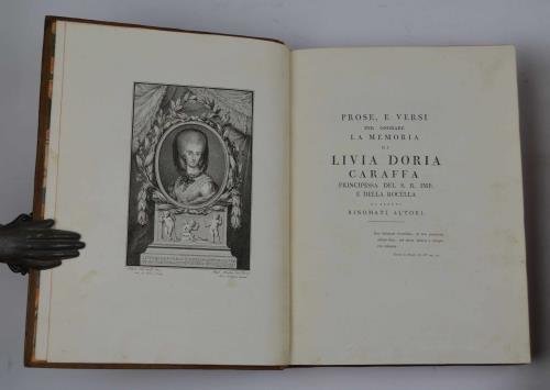 Prose e versi per onorare la memoria di Livia Doria …