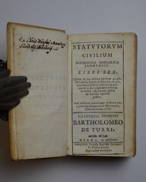 Statutorum civilium Serenissimae Reipublicae Januensis libri sex…