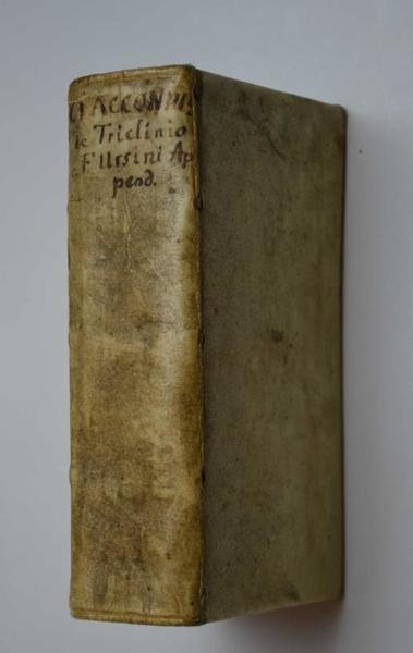 De Triclinio, sive de modo convivandi apud priscos romanus et …