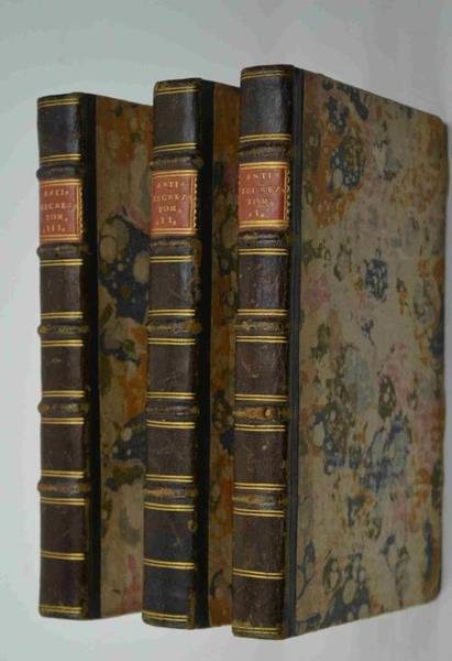 Anti-Lucrezio ovvero di Dio e della Natura Libri nove. Opera postuma. Di Latino trasportatat in Verso sciolto Italiano dal Reverendissimo Padre Don Francesco Maria Ricci…