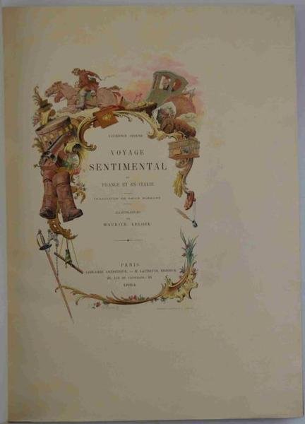 Voyage Sentimental en France et en Italie. Traduction nouvelle et …