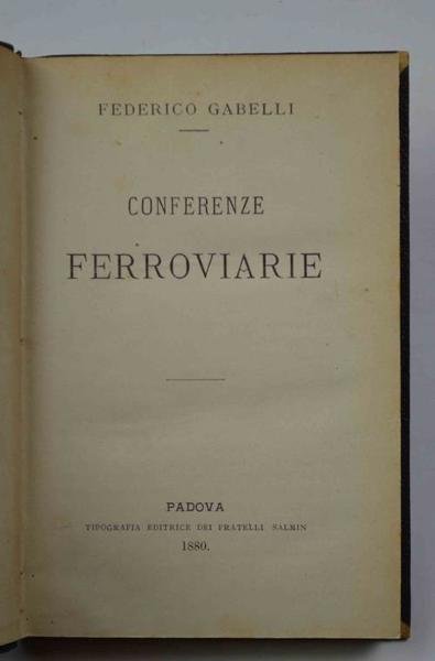 Conferenze ferroviarie.