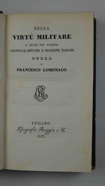Della virtù militare e delle sue vicende presso le antiche … | Immagine principale