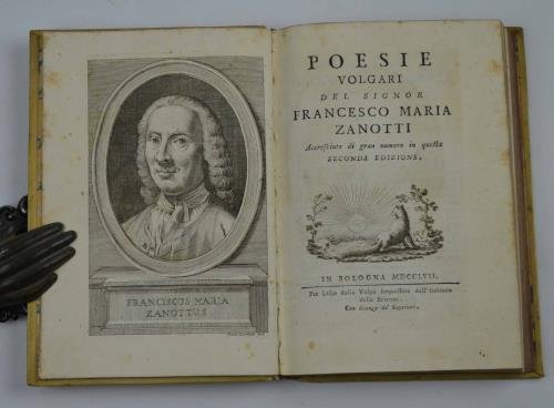 Poesie volgari. accresciute di gran numero in questa seconda edizione.