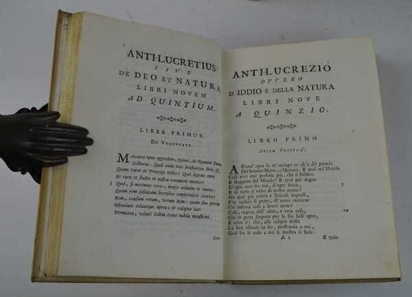 Anti-Lucrezio ovvero di Dio e della Natura Libri nove. Opera …