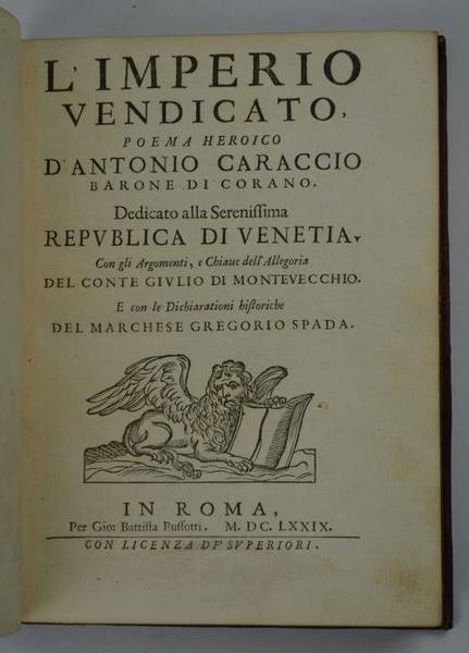 L’imperio vendicato.