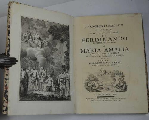 Il Congresso negli Elisi. Poema per le Augustissime nozze di …