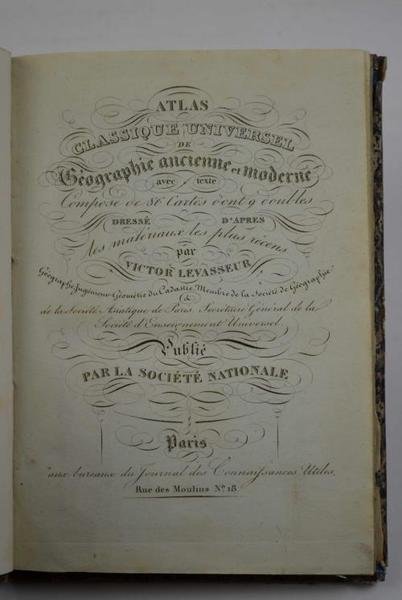 Atlas classique universel de géographie ancienne e moderne…