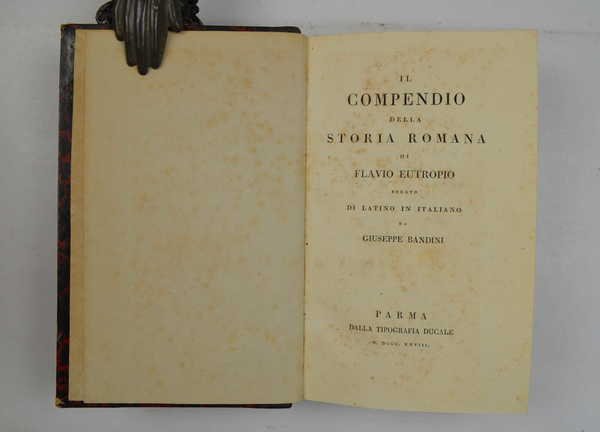 Il compendio della storia romana… recato di latino in italiano …