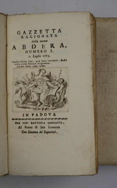 Gazzetta ragionata della nuova Abdera… | Immagine Gallery 3