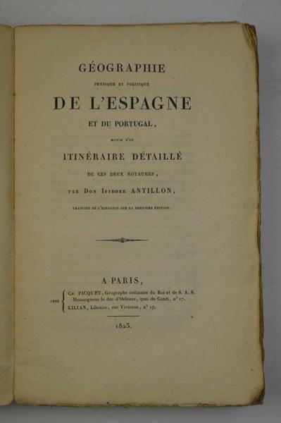Géographie Physique et Politique de L'Espagne et du Portugal, Suivie … | Immagine principale