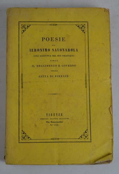Poesie… coll'aggiunta del suo trattato circa il governo della città … | Immagine principale