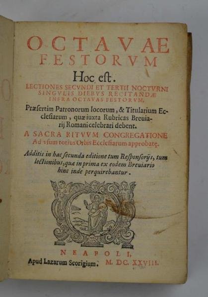 Octavae festorum hoc est. Lectiones secundi et tertii nocturni singulis … | Immagine Gallery 2