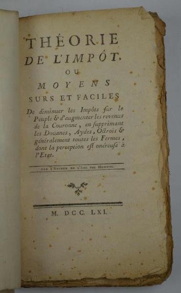 Théorie de l'impot. | Immagine Gallery 3