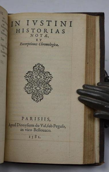 Historiarum Philippicarum epitoma: ex Manuscriptis codicibus emendatior et prologis auctior…