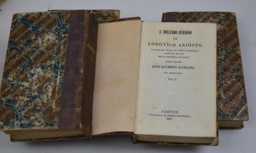 L'Orlando furioso… conservato nella sua epica integrità… dall'abate Giovacchino Avesani.