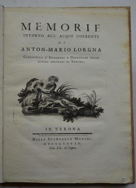 Memorie intorno all'acque correnti…
