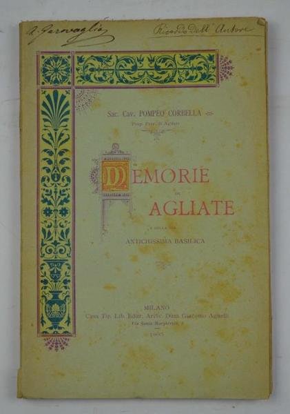 Memorie di Agliate e della sua antichissima basilica.