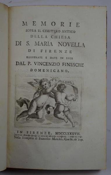 Memorie sopra il cimitero antico della Chiesa di S. Mariua …