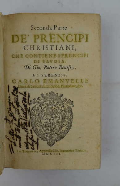 Seconda Parte de' Prencipi Christiani…