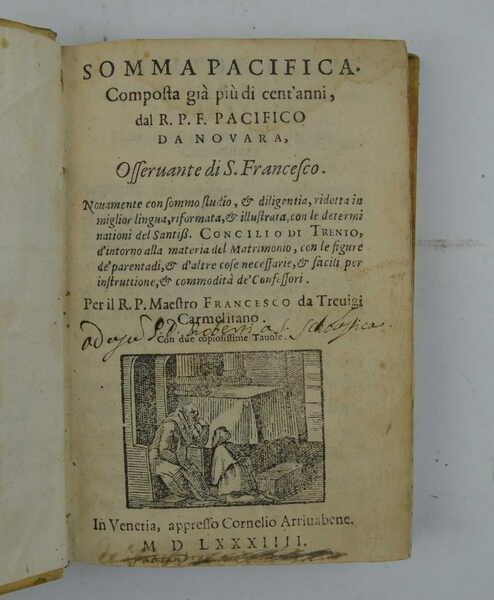 Somma pacifica composta più di cent'anni, dal R.P.F. Pacifico da …
