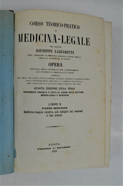 Corso teorico-pratico di medicina-legale…