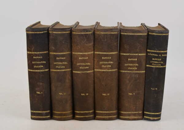 Manuale della letteratura italiana… Sesta edizione.