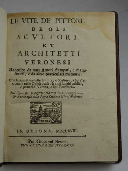 Vite de' Pittori, de gli Scultori, et Architetti veronesi raccolte … | Immagine Gallery 2