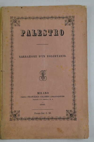 Palestro. Narrazione d'un volontario. | Immagine principale