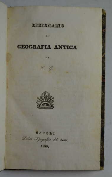 Dizionario di geografia antica di L.G.
