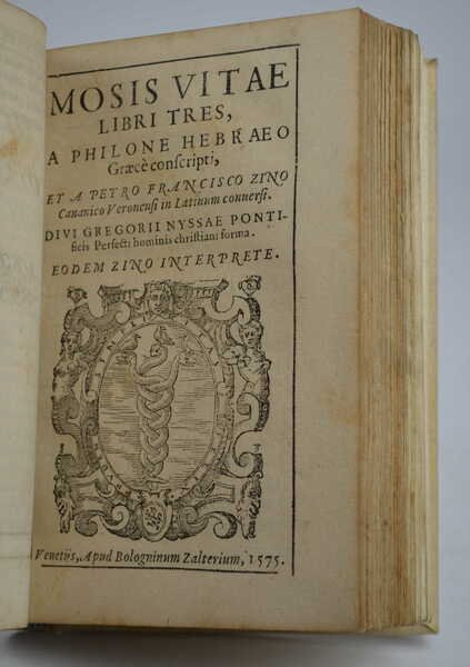 Iosephi patriarchae vita a Philone Hebraeo Graece composita; et a …