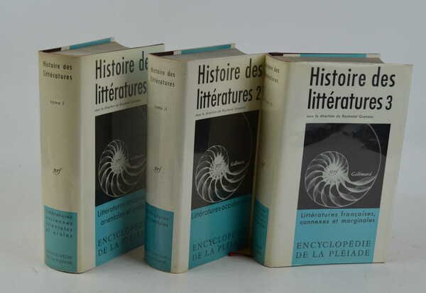 Histoire des littératures. Littératures anciennes orientales et orales. Littératures occidentales. …