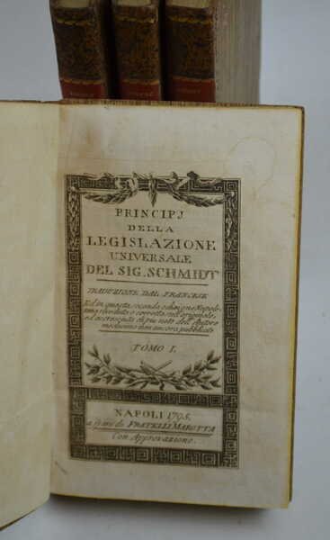 Principj della legislazione universale…