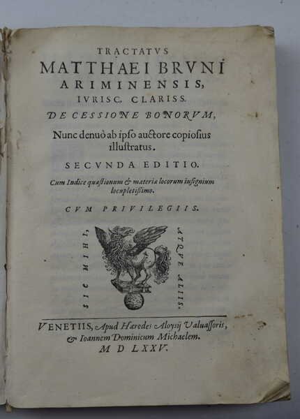 De Cessione bonorum nunc denuò ab ipso auctore copiosius illustratus. …