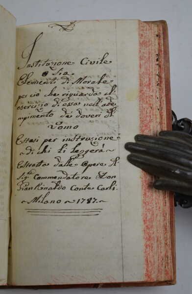 L'economia della vita umana tratta da un Manoscritto Indiano di …