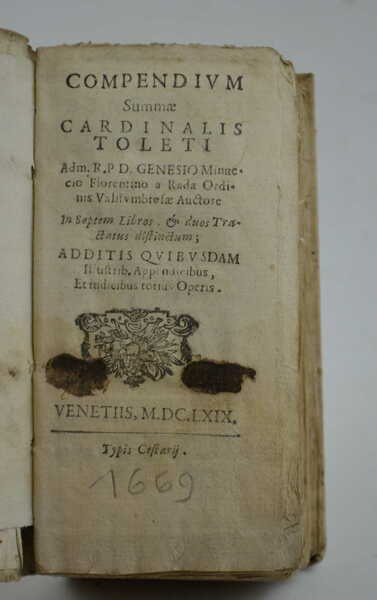 Compendium summae cardinalis Toleti. In septem libros, & duos tractatus …