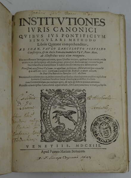Institutiones Iuris Canonici quibud ius pontificium singulari methodo…