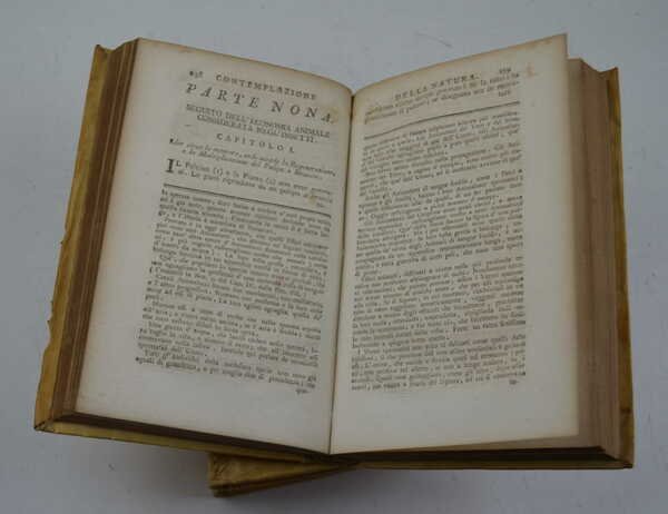 Contemplazione della natura del signor Carlo Bonnet. tradotta in italiano …