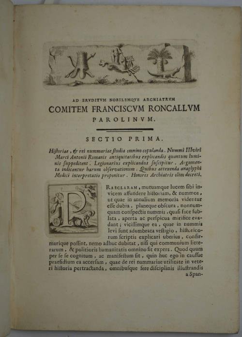 Ad nummos consulares IIIviri Marci Antonii animadversiones philologicæ accedit axplicatio …