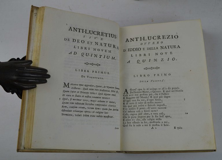 Anti-Lucrezio ovvero di Dio e della Natura Libri nove. Opera …
