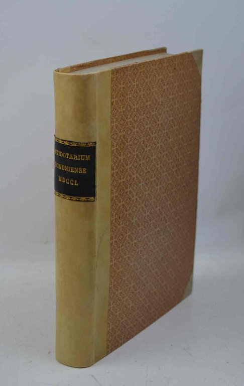 Antidotarium bononiense a collegio medicorum Novissime restitum Anno jubilaei MDCCL. | Immagine Gallery 1