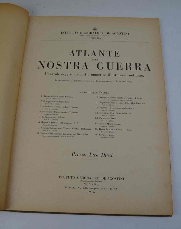 Atlante della nostra guerra.