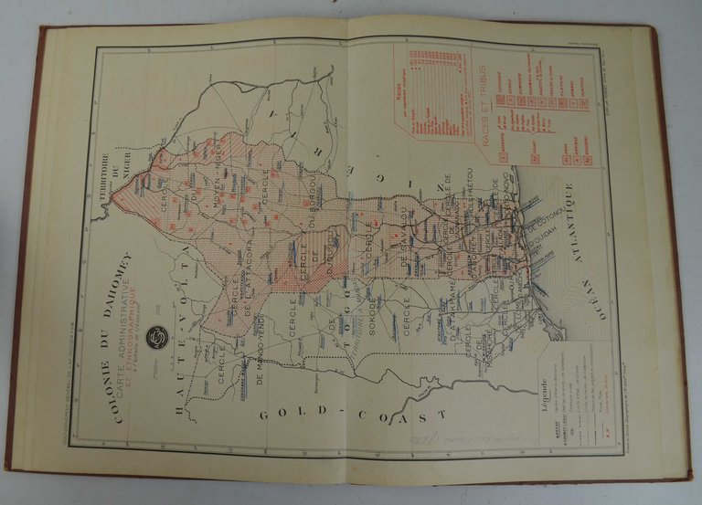 Atlas des cartes administratives et ethnographiques des Colonies de l'A.O.F. …