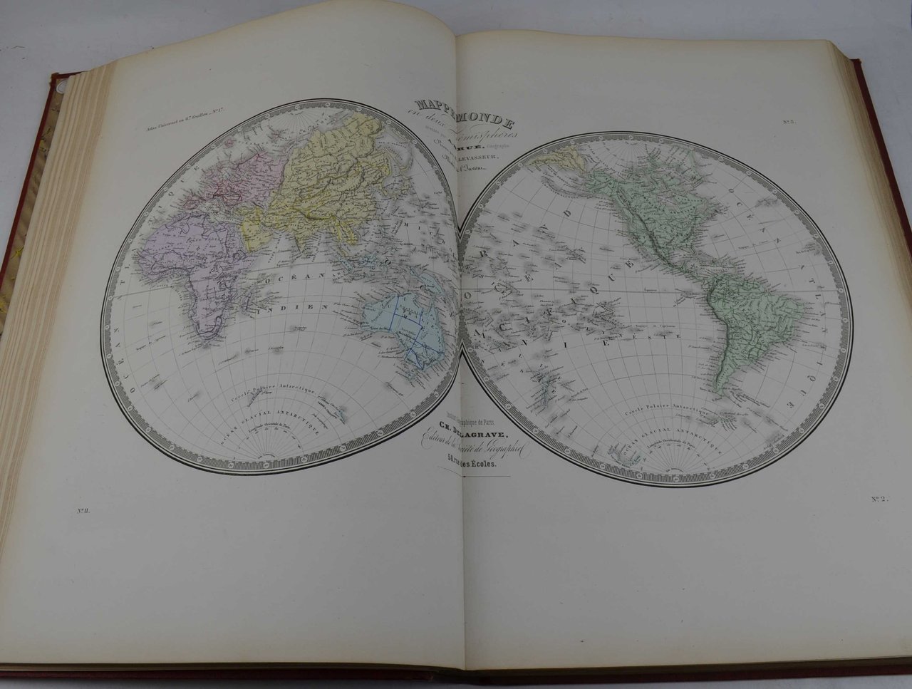 Atlas universel de géographie physique, politique, ancienne et moderne… Nouvelle …