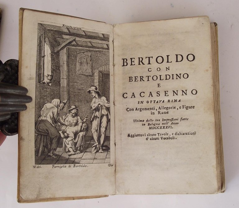 Bertoldo con Bertoldino e Cacasenno in ottava rima con Argomenti, …