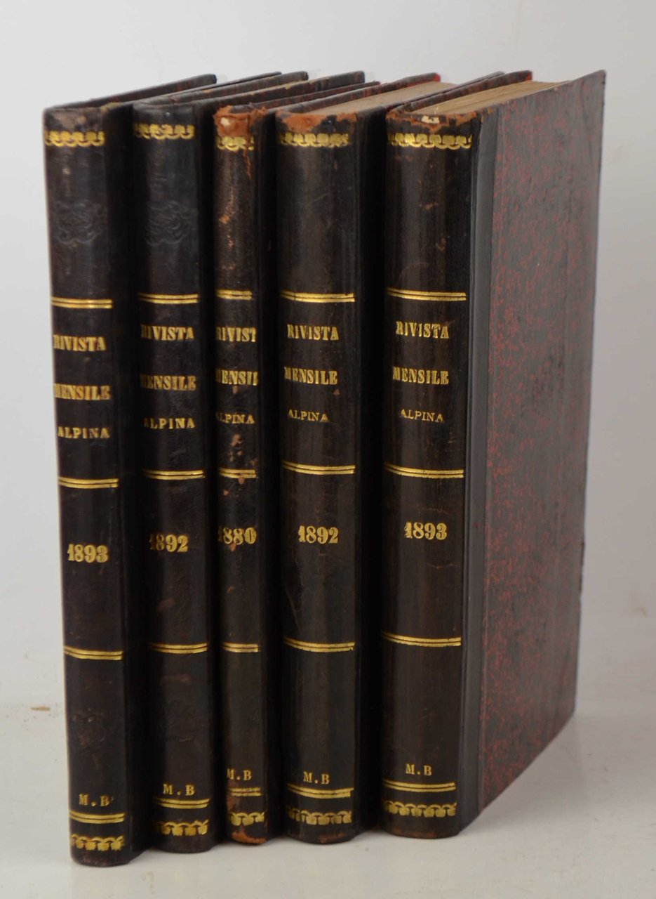 Bollettino del Club Alpino Italiano - Anno 1892. Volume XXVI …