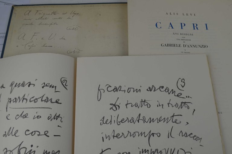 Capri. Disegni con VIII ricercari di Gabriele D'Annunzio con prefazione …